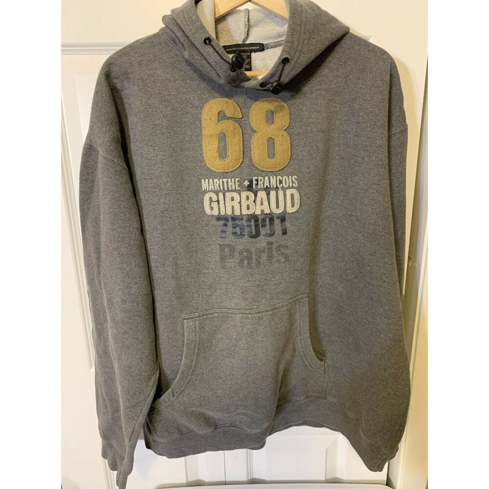 VTG 90s Marithe Francois Girbaud Men’s Sz XXL‎ Hoodie Grunge Gray